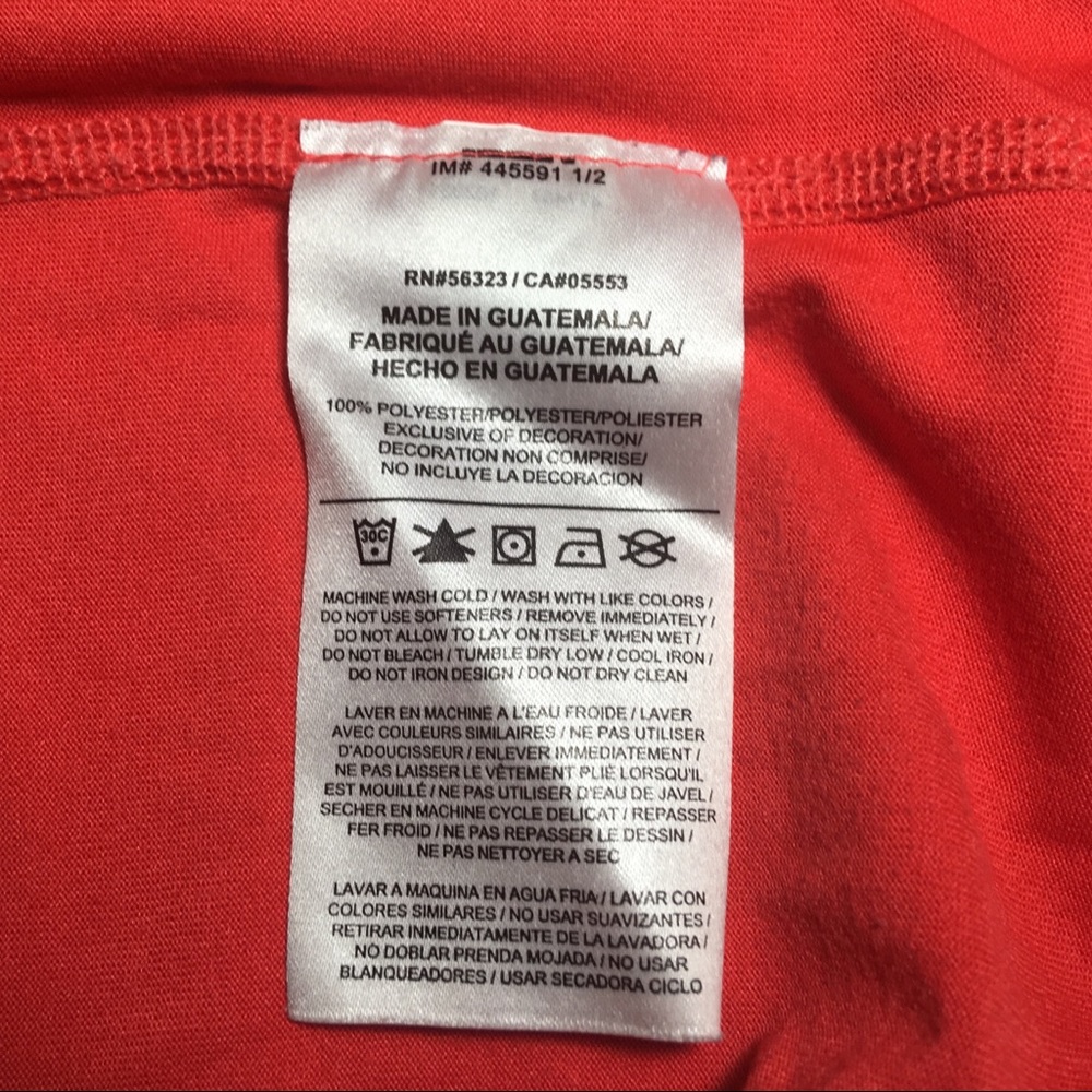 NIKE RED MUSCLE TOP - Picture 7 of 7